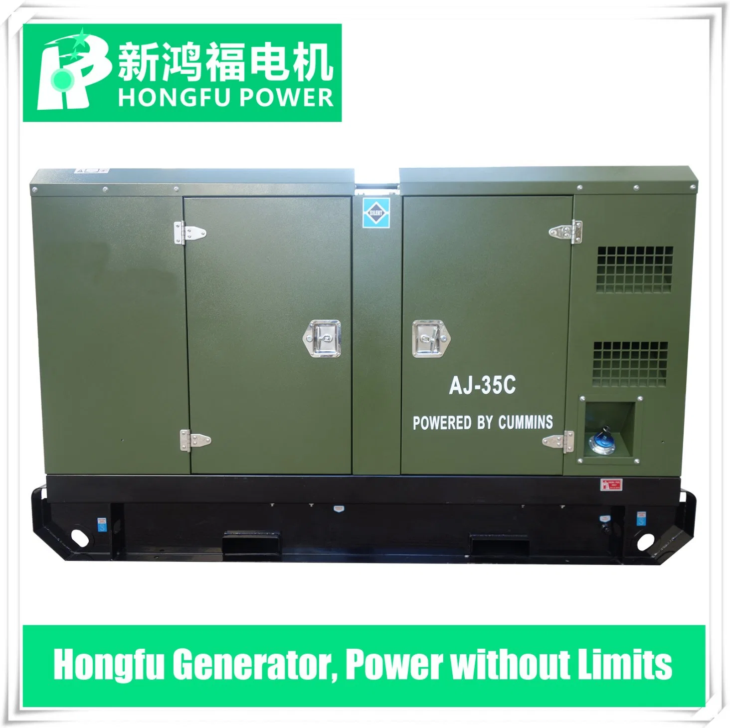 Portable Cummins Diesel Engine 4b3.9-G1 Power 25 kVA Generator Price