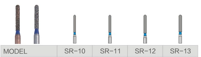 Sr-11 Straight Round Head Dental Odontologia Diamond Burs