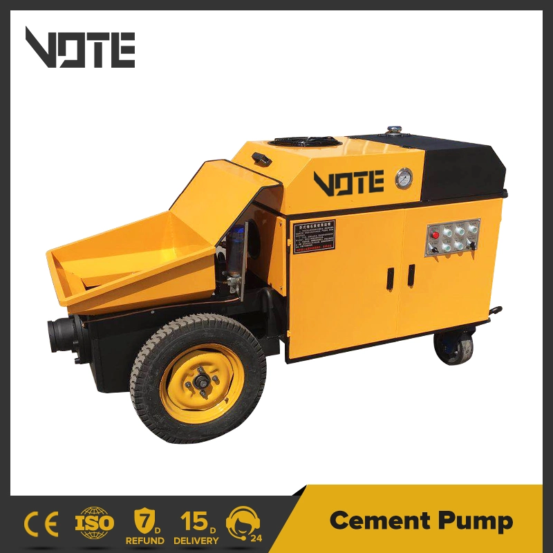 Fine Stone Cement Piston Mortar Pump with Spare Parts