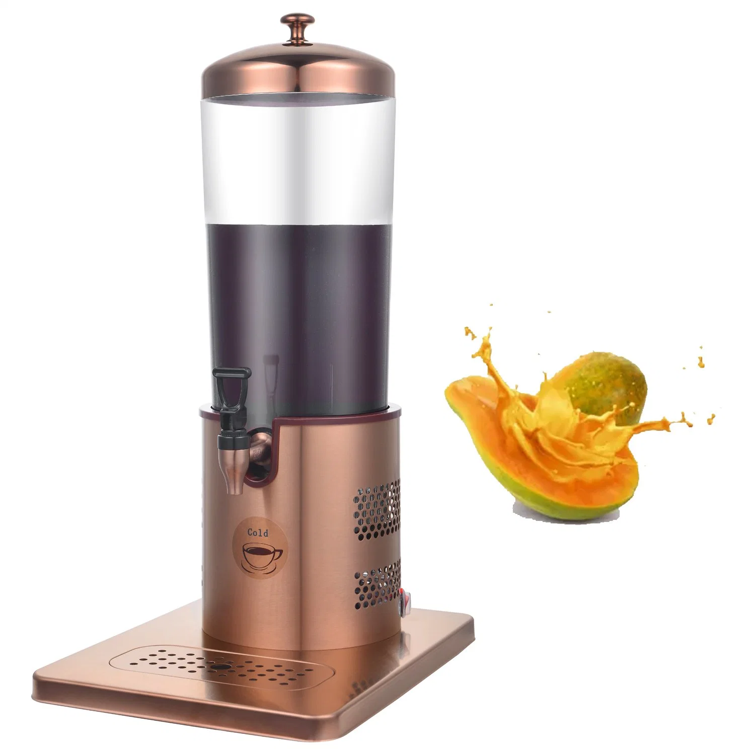 Hotel Restaurant Commercial Fruit Juice Cooling Refrigeration Beverage Dispenser Juicer