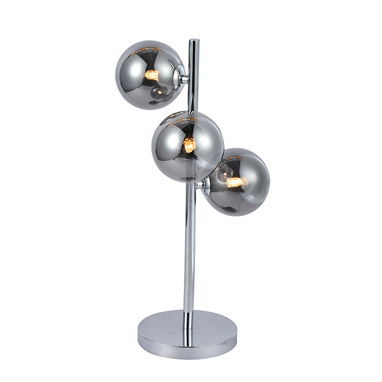 Modern Simple Designer Round Glass Light Decorative Retro Table Lamps Home Decor for Living Room Bedroom Study Bedside Lamp