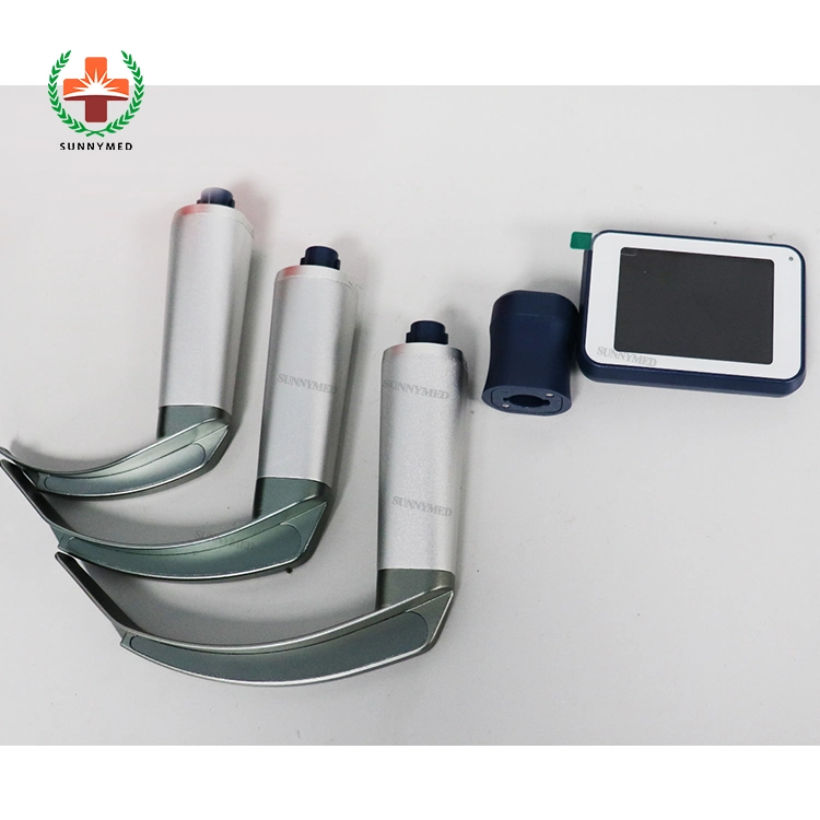 Sy-P020n Caméra vidéo réutilisables d'urgence d'anesthésie Laryngoscope défini