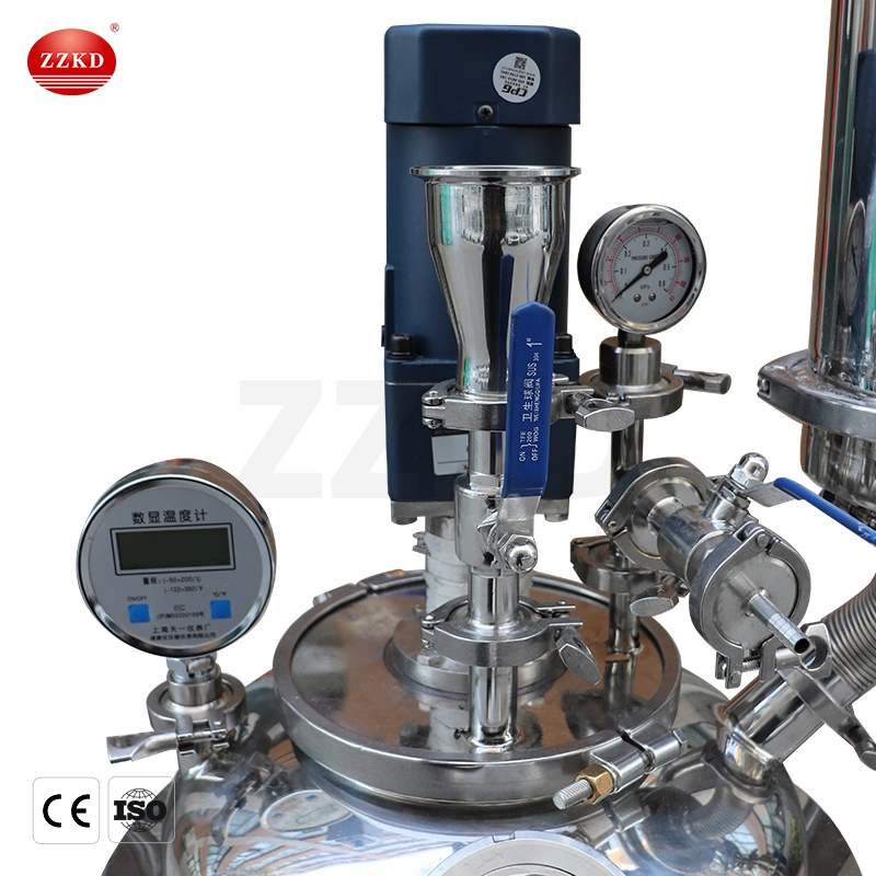 C Bd Oil Purification Decarboxylation Reactor Jacketed with Condenser