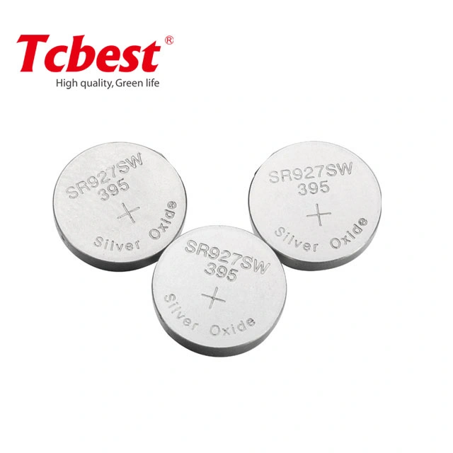 Sr927sw 395 Button Cell Batteries Manufacturer Factory Best Price 1.5V Coin Button Battery Cell 1.5V Silver Oxide Battery for Toys Watch