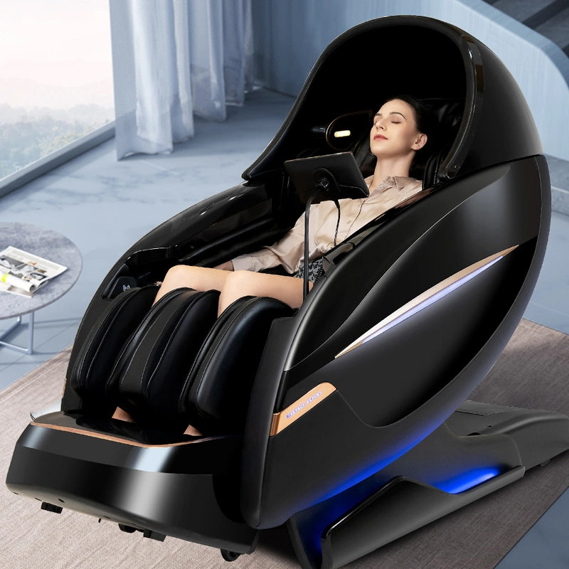 Best Luxury Sleep Aid Electric Shiatsu Zero Gravity 4D Body Massage Chair with Hood