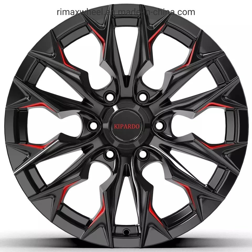 Kipardo 17 18 20 Inch 5X114.3 6X114.3 5X127 6X139.7 5X139.7 for Truck SUV Pickup Customized Color and Logo off-Road 4X4 Car Alloy Rims Wheels