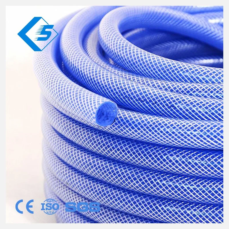 Production Speed PVC Nylon Braided Rubber PVC Fiber Reinforced Garden Hose/Soft Pipe/Tube Extrusion Making Machine Production Line