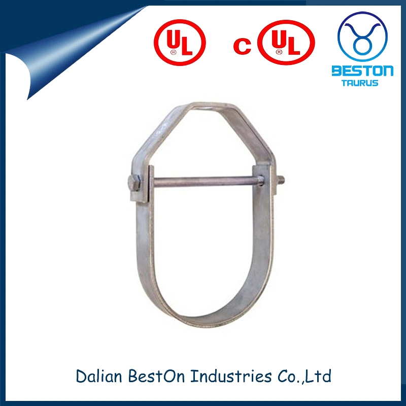 Dalian Beston China High-Quality Galvanized Steel Heavy Duty Clevis Pipe Hanger Manufacturers OEM Customized 1/2" to 12 Size Carbon Steel Material Clevis Hanger