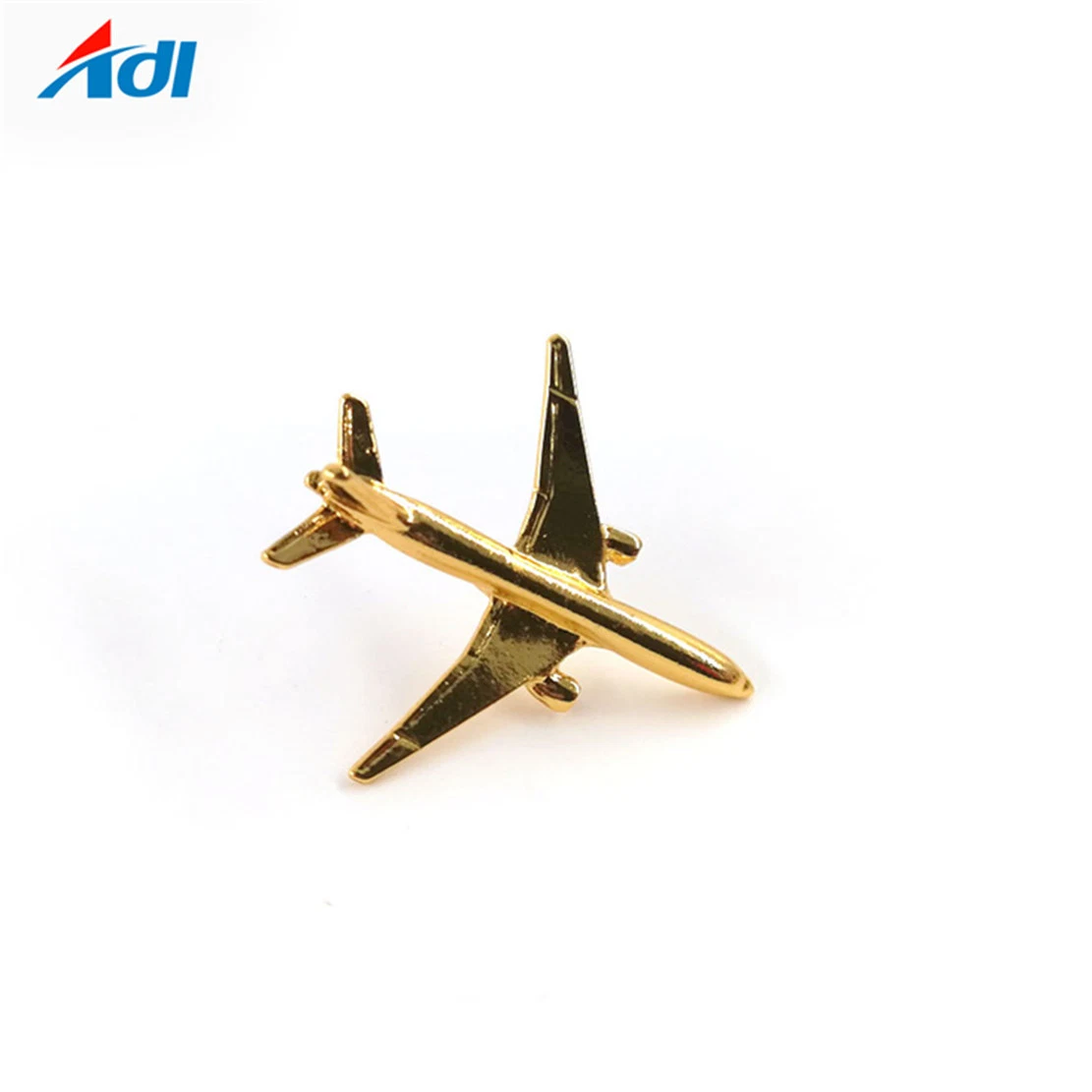 Brand New Soft Enamel Custom Metal Pilot Wings Pin Badge Lapel