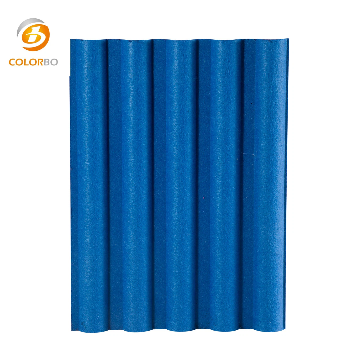 CBA08 Royal Blue Sound Absorption Class A Fire Retardant Interior Material Wall 12mm Panel