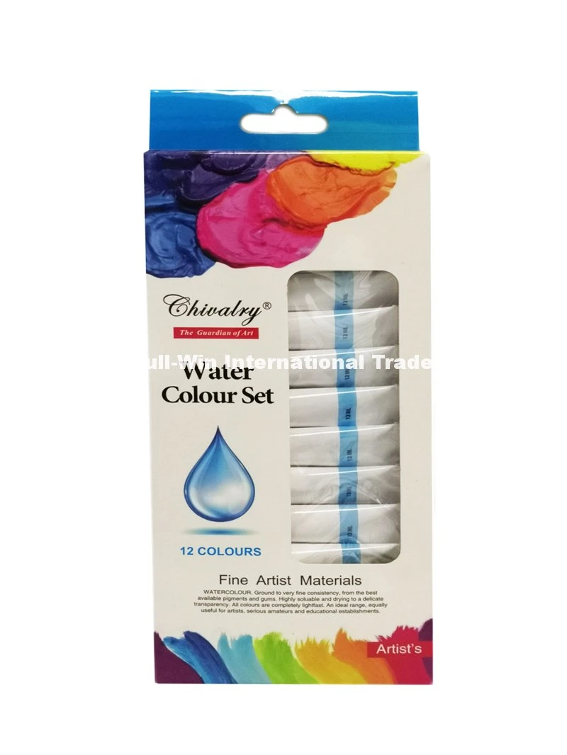 Non-Toxic 24 PCS Watercolor Paints in Double Blister for Painting Drawing, DIY