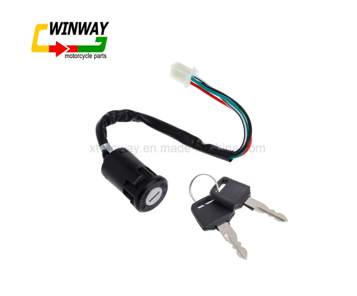 Ww-8131 Cg125 Motorcycle Parts Motorcycle 4 Wire Ignition Switch Lock Set