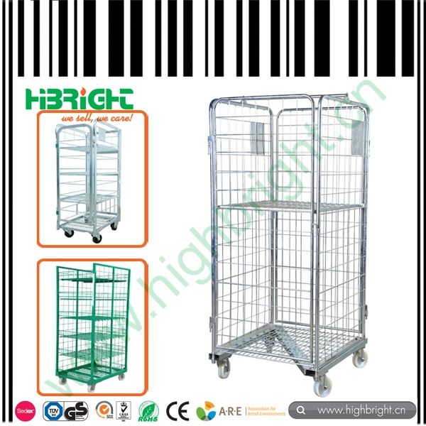 Warehouse Storage Laundry a Frame Roll Cage