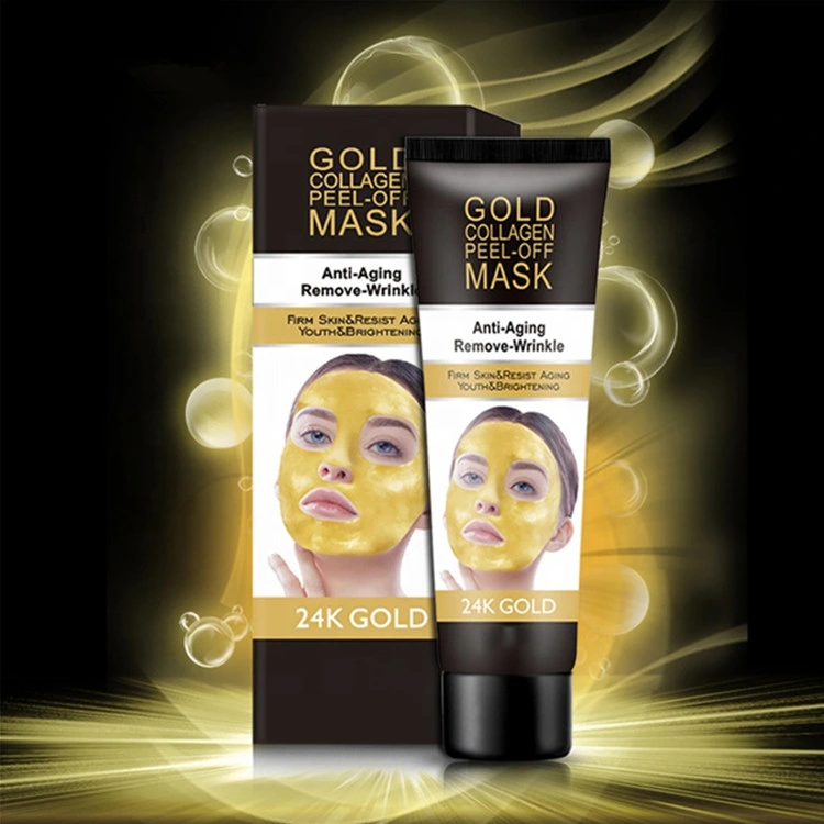 Heißer Verkauf Anti-Aging 24K Gold Collagen Peel Off Gesichtsmaske