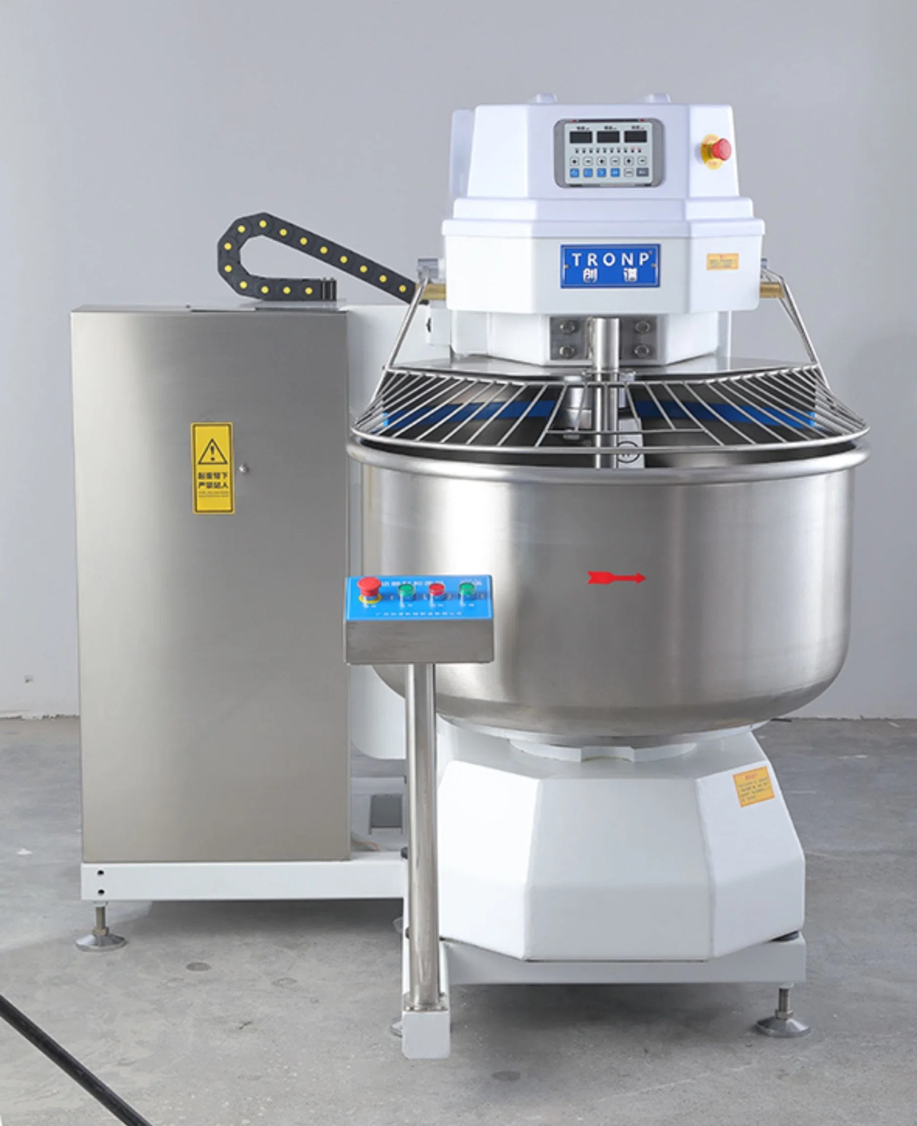 Automatic Tipping Kneading Machine High quality/High cost performance  Dough Spiral Mixer Kitchen Equipment