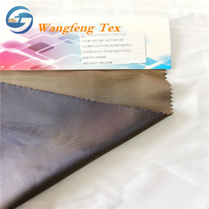 Spot Jacquard Poly Viscose Twill Two-Tone Lining Fabric for Suit Tie