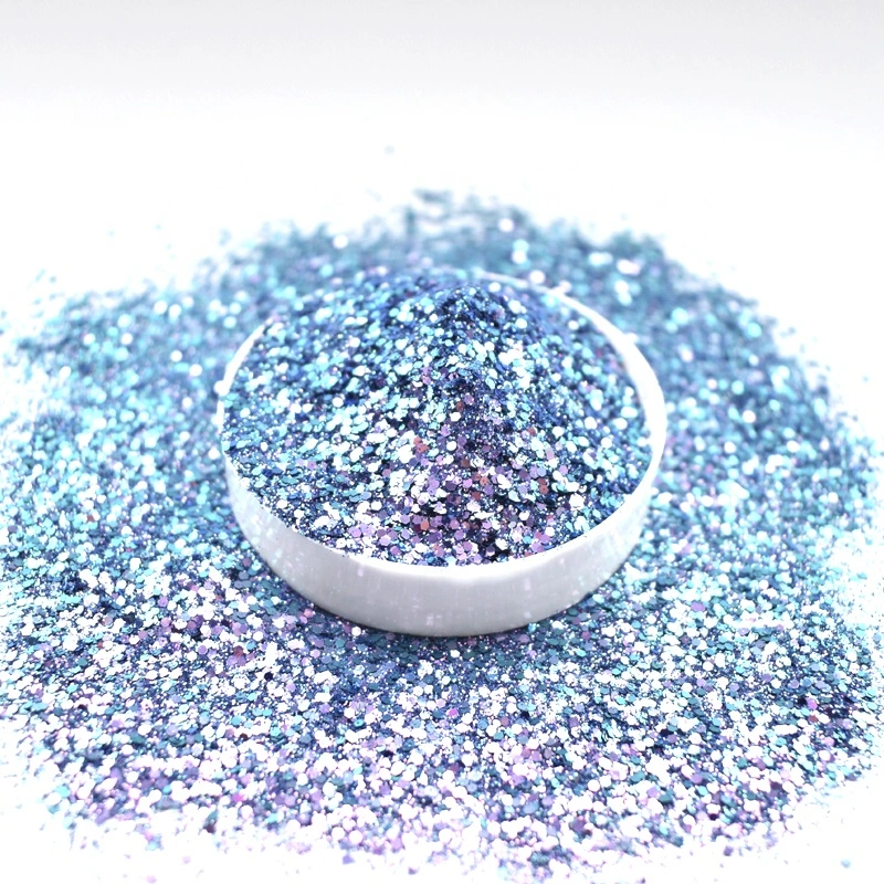 G7850 Chameleon brillante Maquillaje mezcla a granel polvo brillante Navidad decorado Eyeshadow cara cuerpo Cosmético fábrica Outlet Nail decoración de Navidad