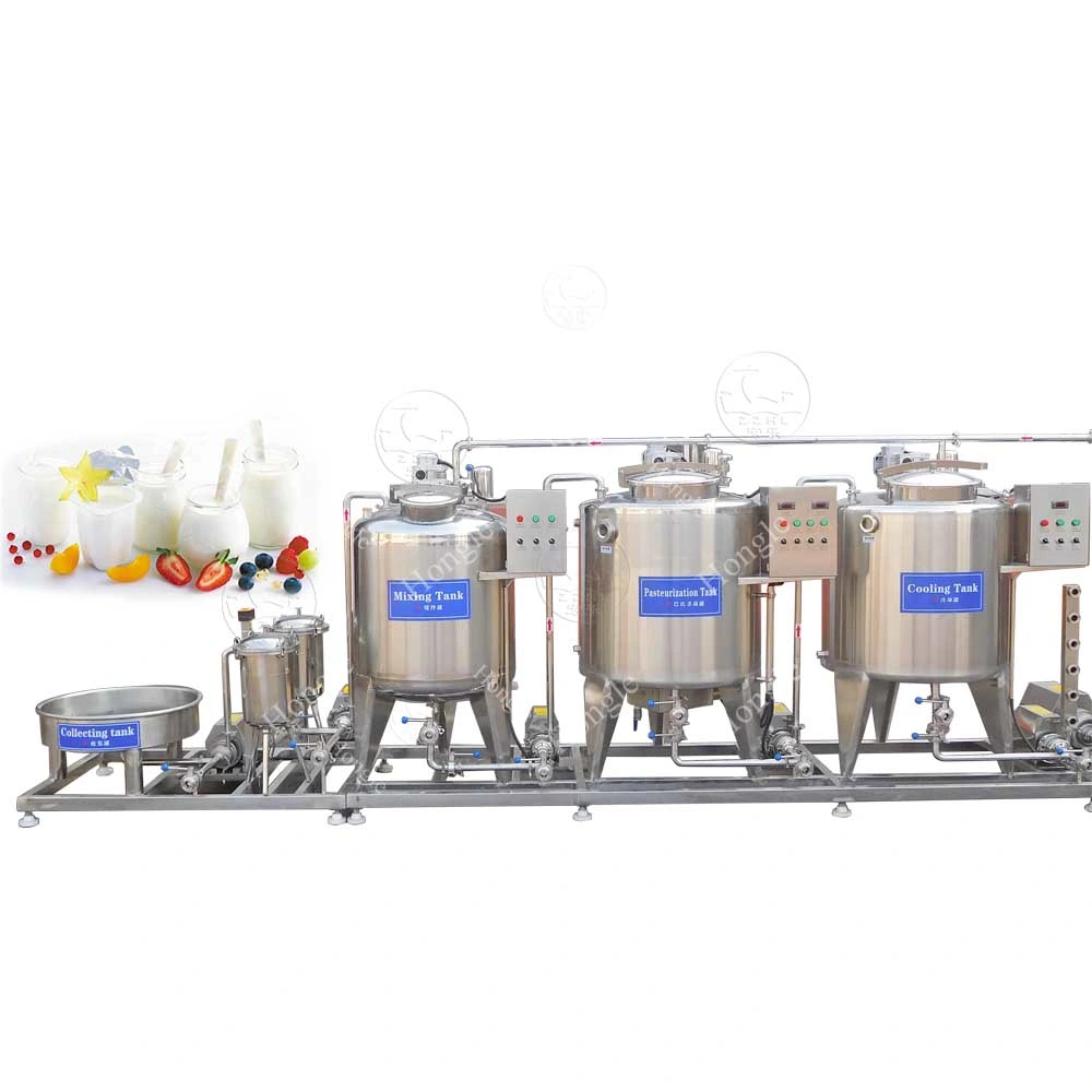 Fresh Dairy Milk Processing Line Pasteurized Milk Processing Plant Machinery