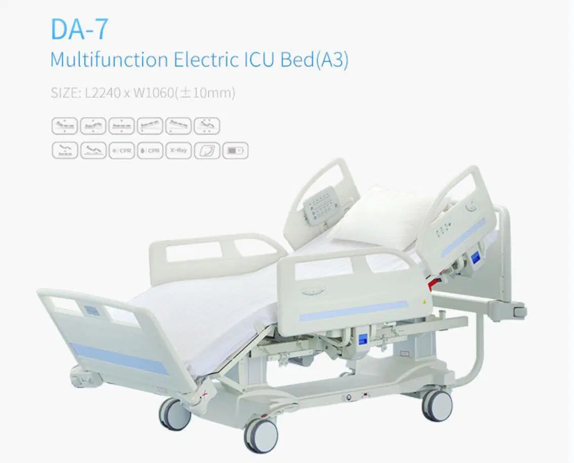 سرير كهربائي متعدد الوظائف سرير طبي ممرضة ICU وارد سرير المستشفى
