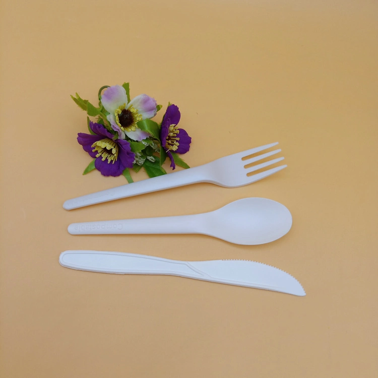 Environmentally Friendly Biodegradable PLA Disposable Tableware Set