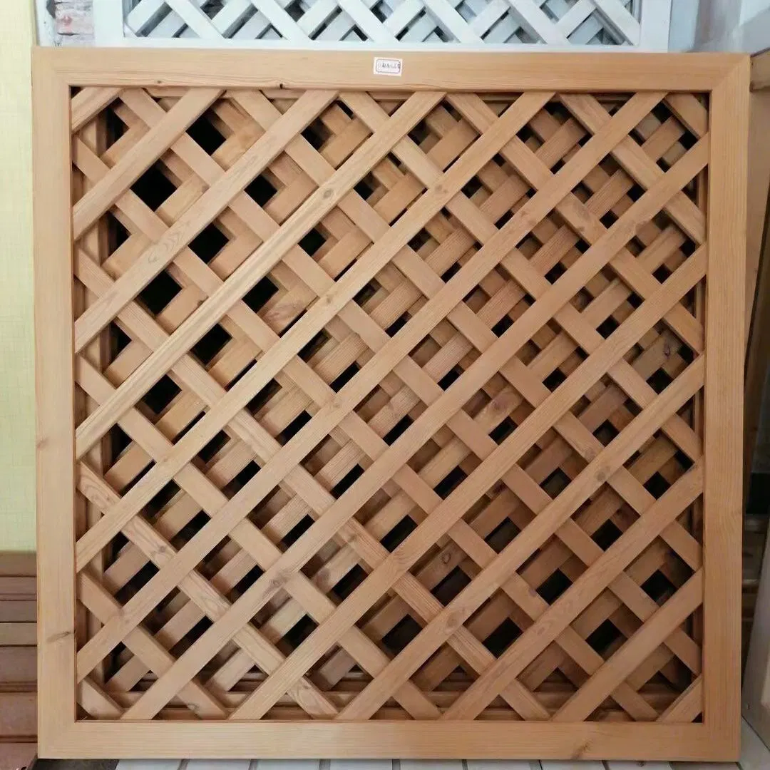 Carbonized/Thermo Wood Lattice Beam& Wooden Lattice