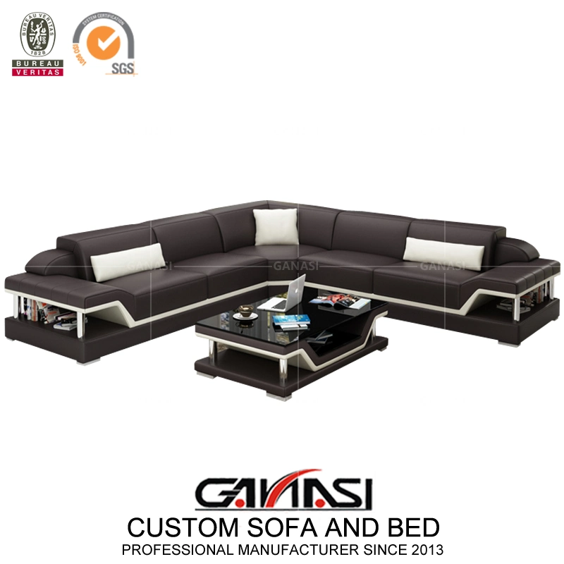 Factory Export Leisure Style Livingroom Sofa Furniture with Office Table