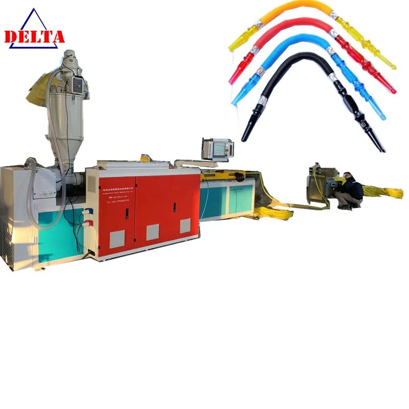 Single Wall Corrugation Flexible Pipe Produce Machine HDPE Corrugated Hose Extrusion Line