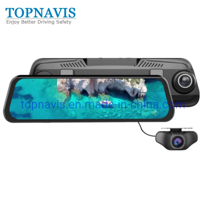 9.66 Inch Mirror Video Recorder / Dash Camera for Car