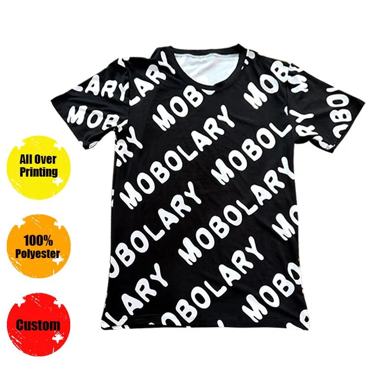 Custom 3D Shirt Design Sublimation T Shirts poliéster
