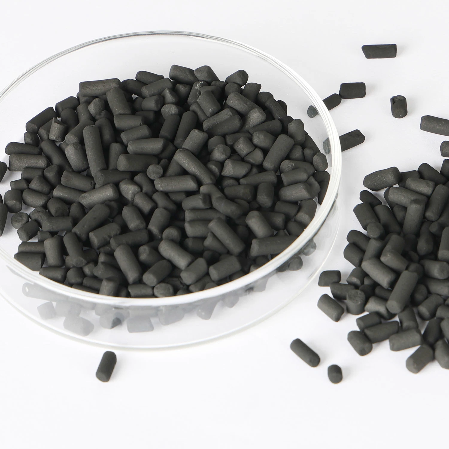 4 mm Diameter Available Particle Size Black Coconut Shell Columnar Activated Carbon Possessing Low Ash