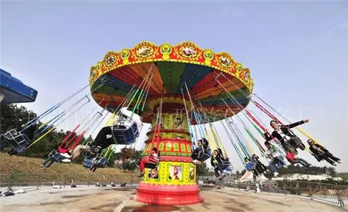 Luxury Playground Equipment Rides Swing Rotation Carousel Flying Chair for Outdoor Playground