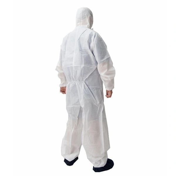 Non Woven SMS PP or Mircroporous Film Safety Nonwoven Duty Disposable Coverall