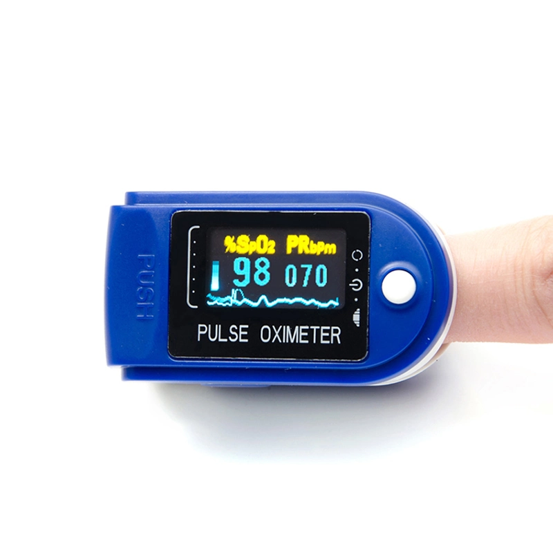 Portable Blood Oximeter LCD Display Digital Fingertip Pulse Oximeter