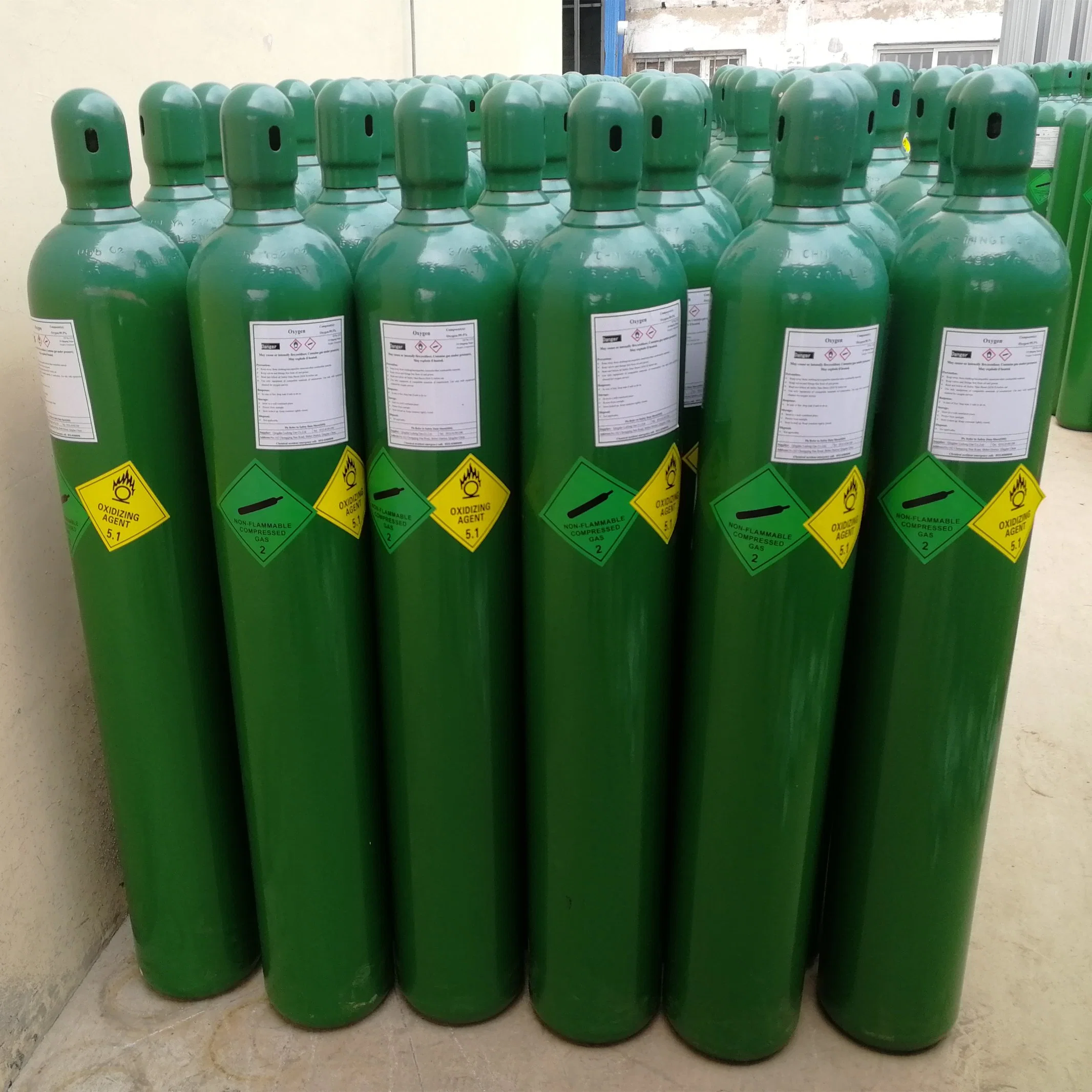 Medizinische Sauerstoffgas 99,6% 50L 200bar Sauerstoffgaszylinder China Hersteller