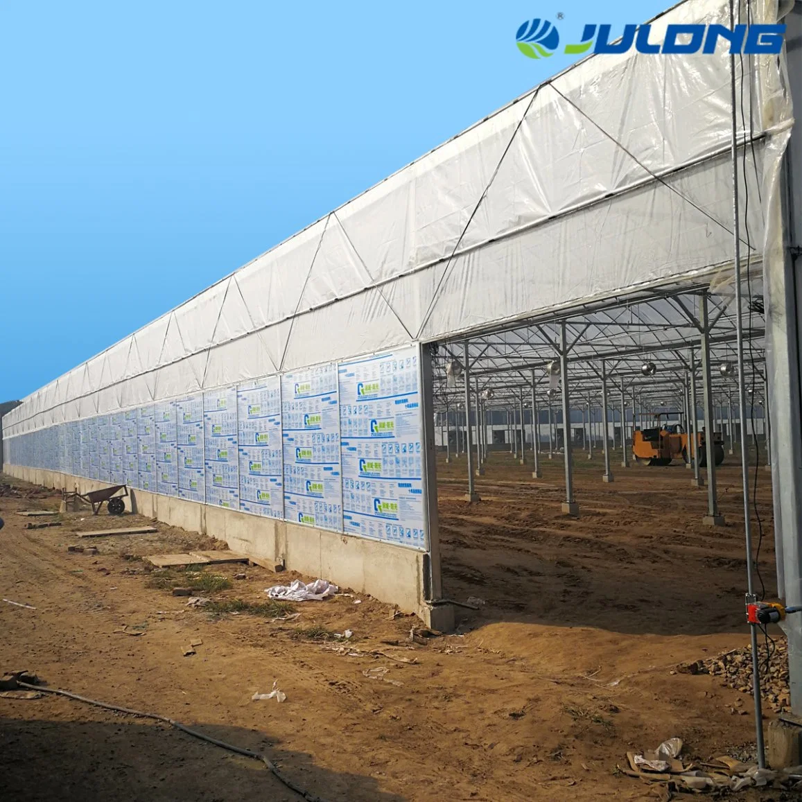 Agricultural Machinery High quality/High cost performance Multi-Span Film Greenhouse for Farm Planting