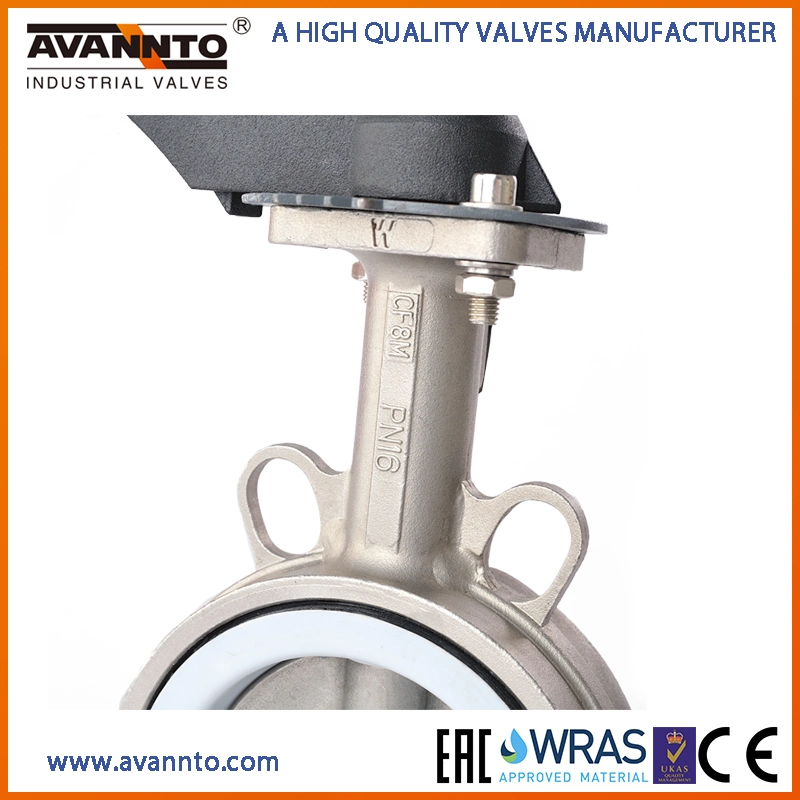 Saf2205 Saf2507 1.4529 1.4469 1.4462 1.4408 CF3 CF3m F53 F55 Ss Duplex Stainless Steel Butterfly Valves