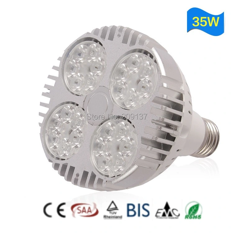 LED PAR30 35W Lamp Bright Bulb E27 Bulb Spotlight High quality/High cost performance High Lumen PAR30 LED Spot Light AC85-265V Free Shipping