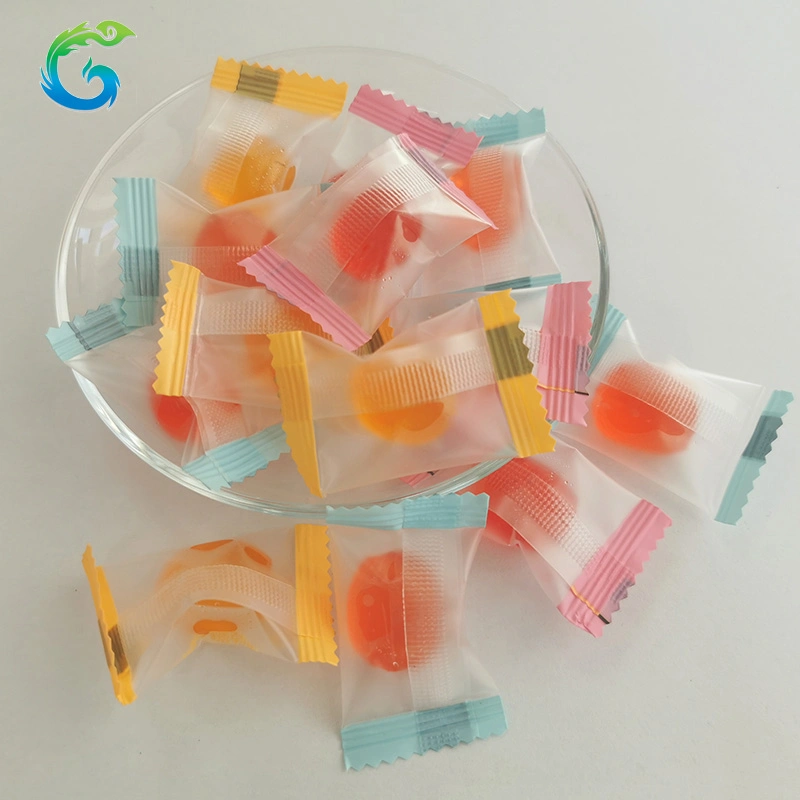 2021 Popular Wholesale Functional Colorful Collagen Soft Candy for Health Care Ndividually Wrapped