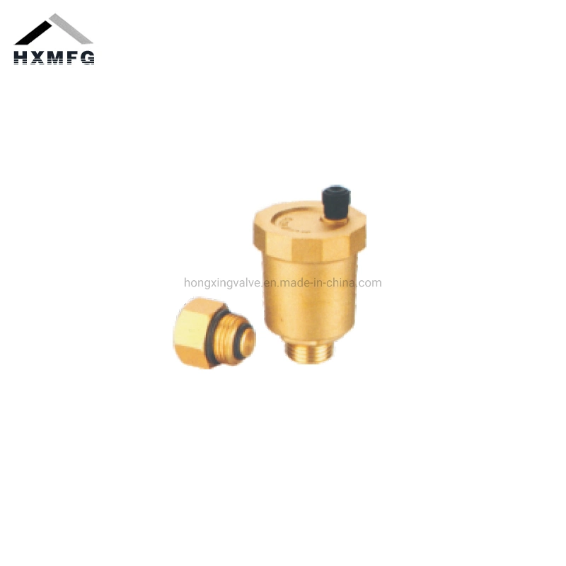 Male Chrome Plate Brass Thread Connect Air Vent