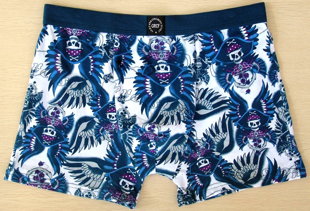 Underwear Men&prime; S Printed Boxer Briefs (CBU701)