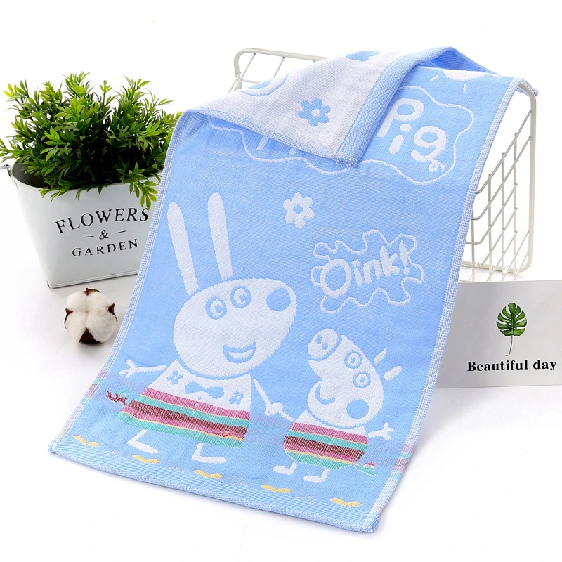 Wholesale/Supplier Customized Carton Cotton Baby 27X50cm Bath Face Hand Towel Textile