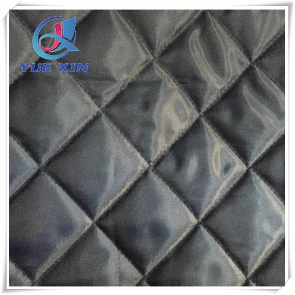 Quilted Padding Down Jackt Straight Line Quilted Fabric/Padded Polyester Taffeta