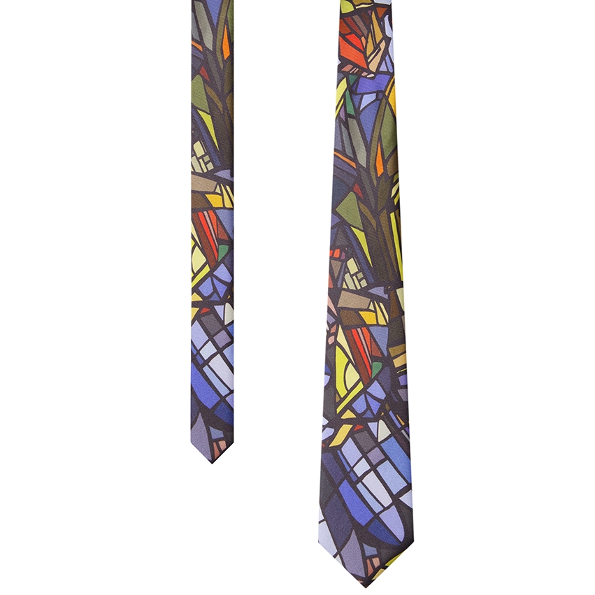 Fashion Casual Silk Digital Printing Tie for Men Business Wedding Formal Party Custom Design