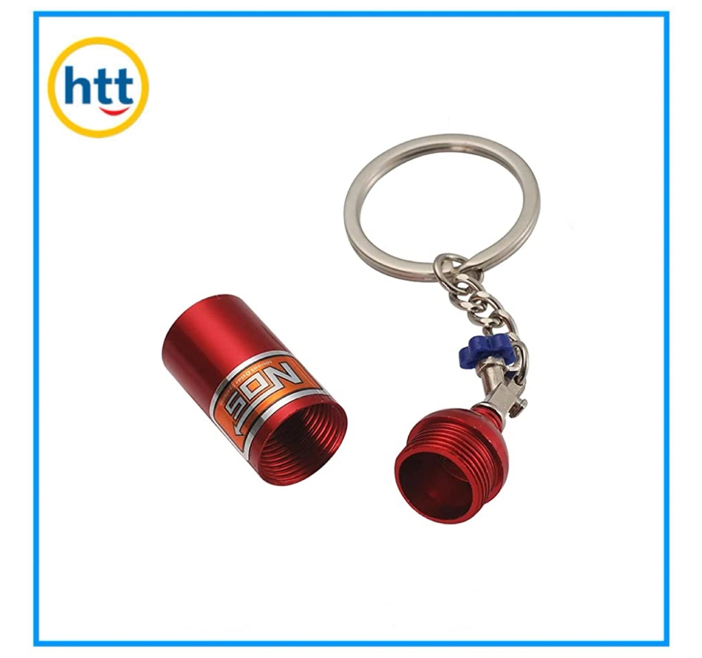 Mini Nitrous Oxide Bottle Keyring Keyfob Keychain Factory