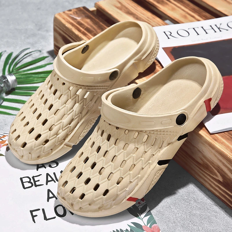 Custom Summer House Slipper Anti-Slippery Breathable Sandals Men Shoes Garden Clogs