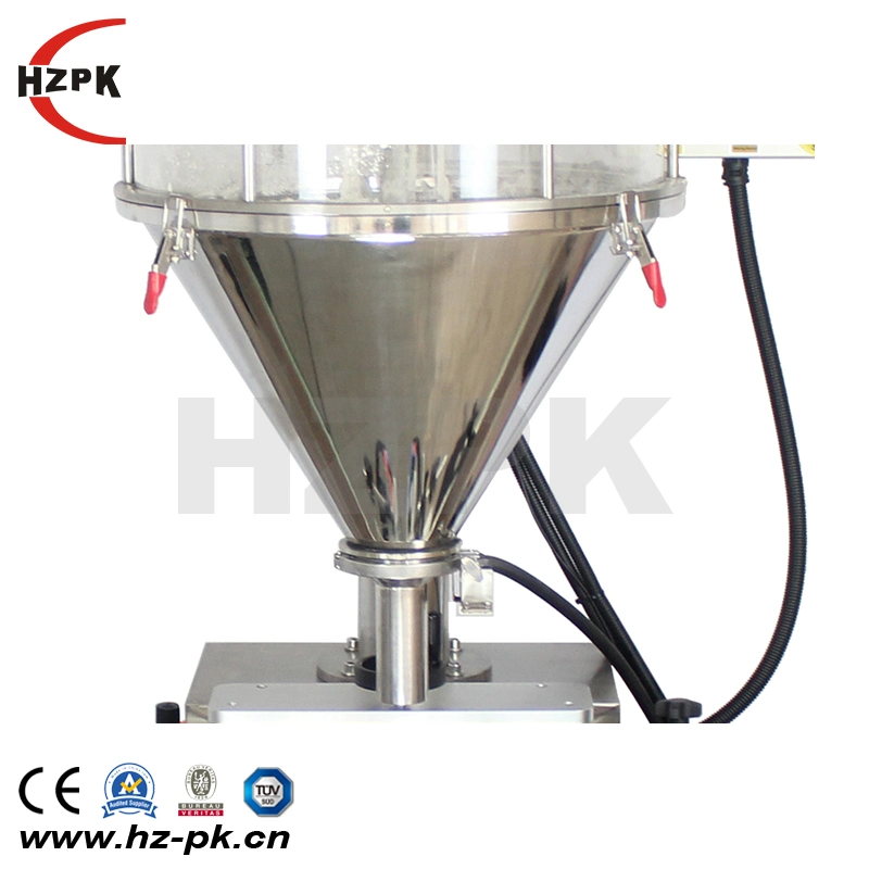 Automatique Hzpk 500g de poudre à laver Jar volumétrique de la poudre d'épices des aliments solides de mélange et de la ligne de production de machines de remplissage d'emballage