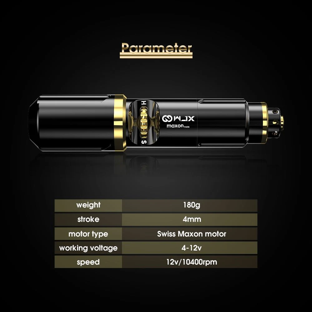 Wjx Wholesale/Supplier Price High quality/High cost performance  with cartridge Needles with RCA Connection Tattoo Gun Machine