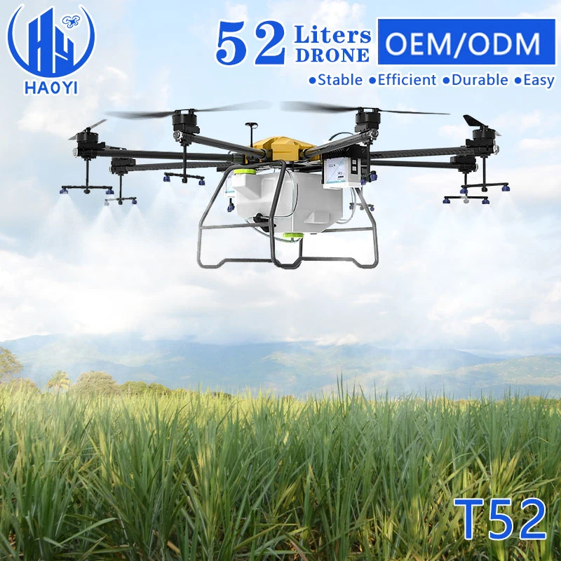 52L Drone PARA Fumigar Kolumbien Brasilien Ecuador Spanien Argentinien Precio Fumigadores Drohne Agricola mit 8 Achsen feststehenden Flügel