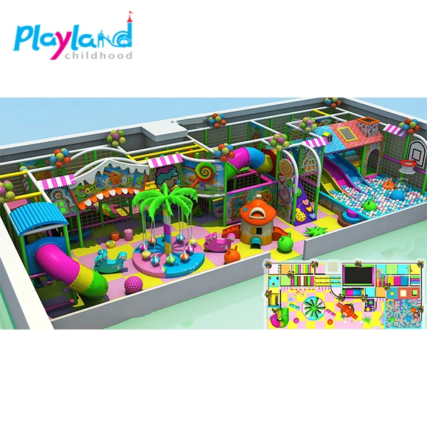 Fun City Inflatable Amusement Park Kids Playground Equipment Indoor