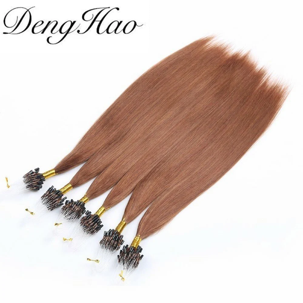 Beauty Color Double Drawn 100% Human Micro Ring Hair